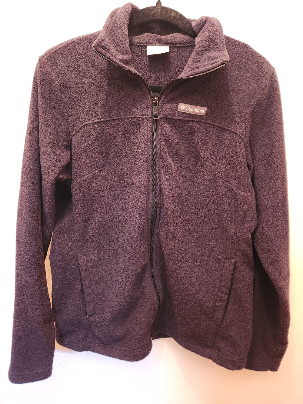 Columbia Black Full-Zip Fleece Jacket Size Medium